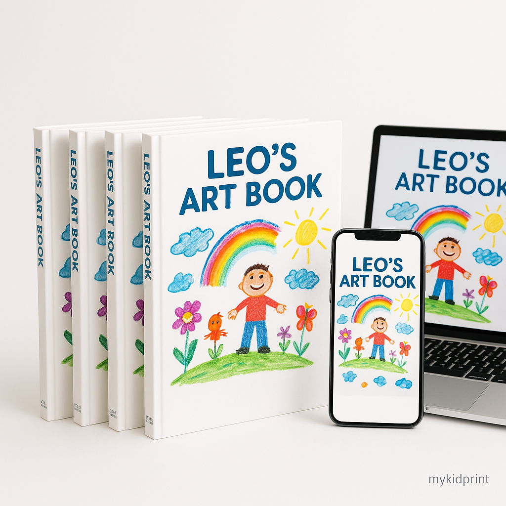 Livre-souvenir des créations d’enfant