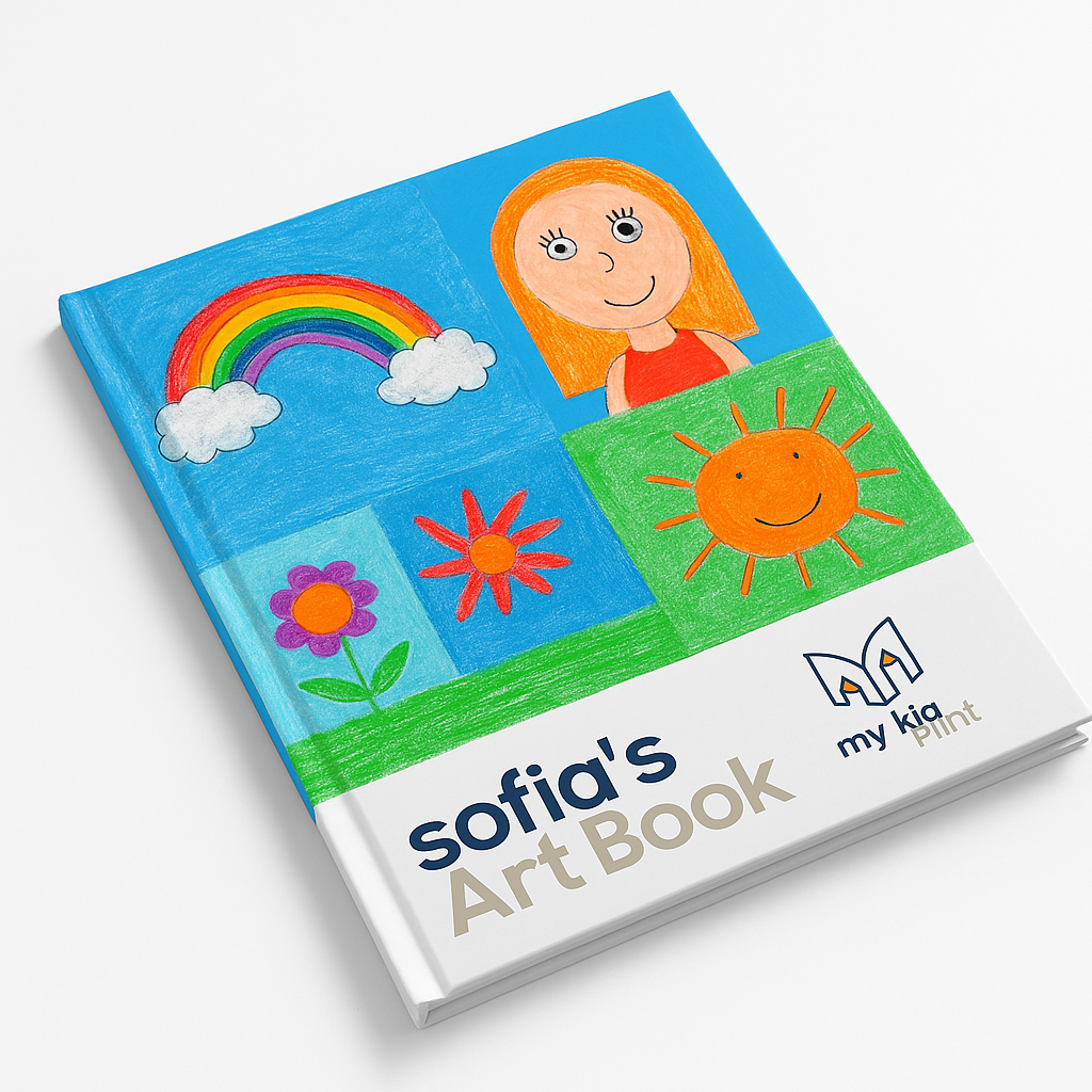 Livre-souvenir des créations d’enfant